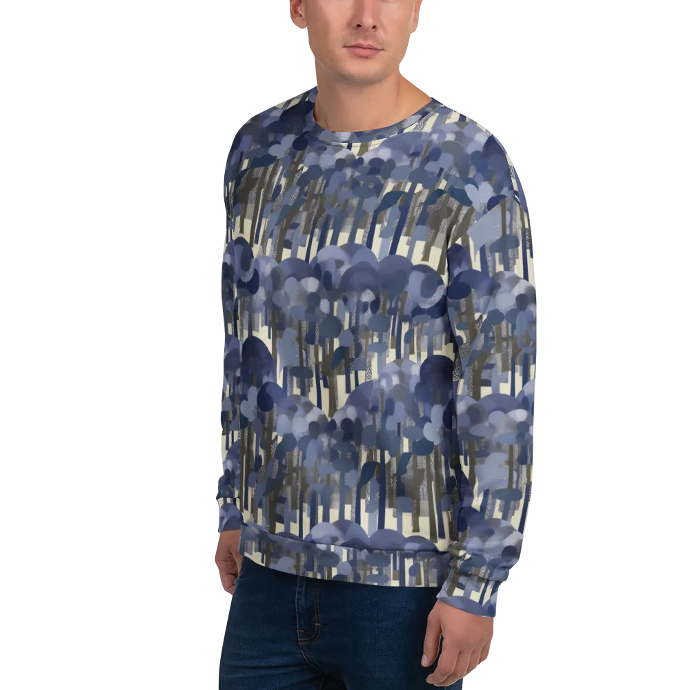 Bluewood Canopy on Sweatshirt — Left Front