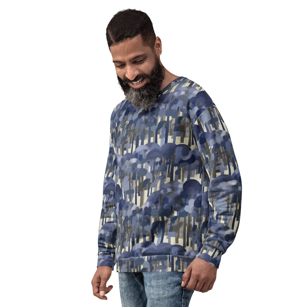 Bluewood Canopy on Sweatshirt — Left Front