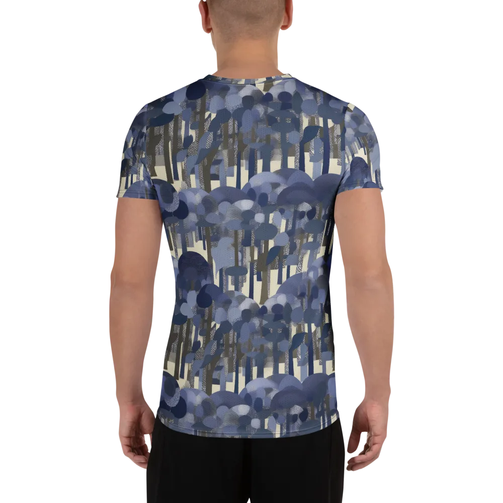 Bluewood Canopy on Men's Athletic T-Shirt — Back