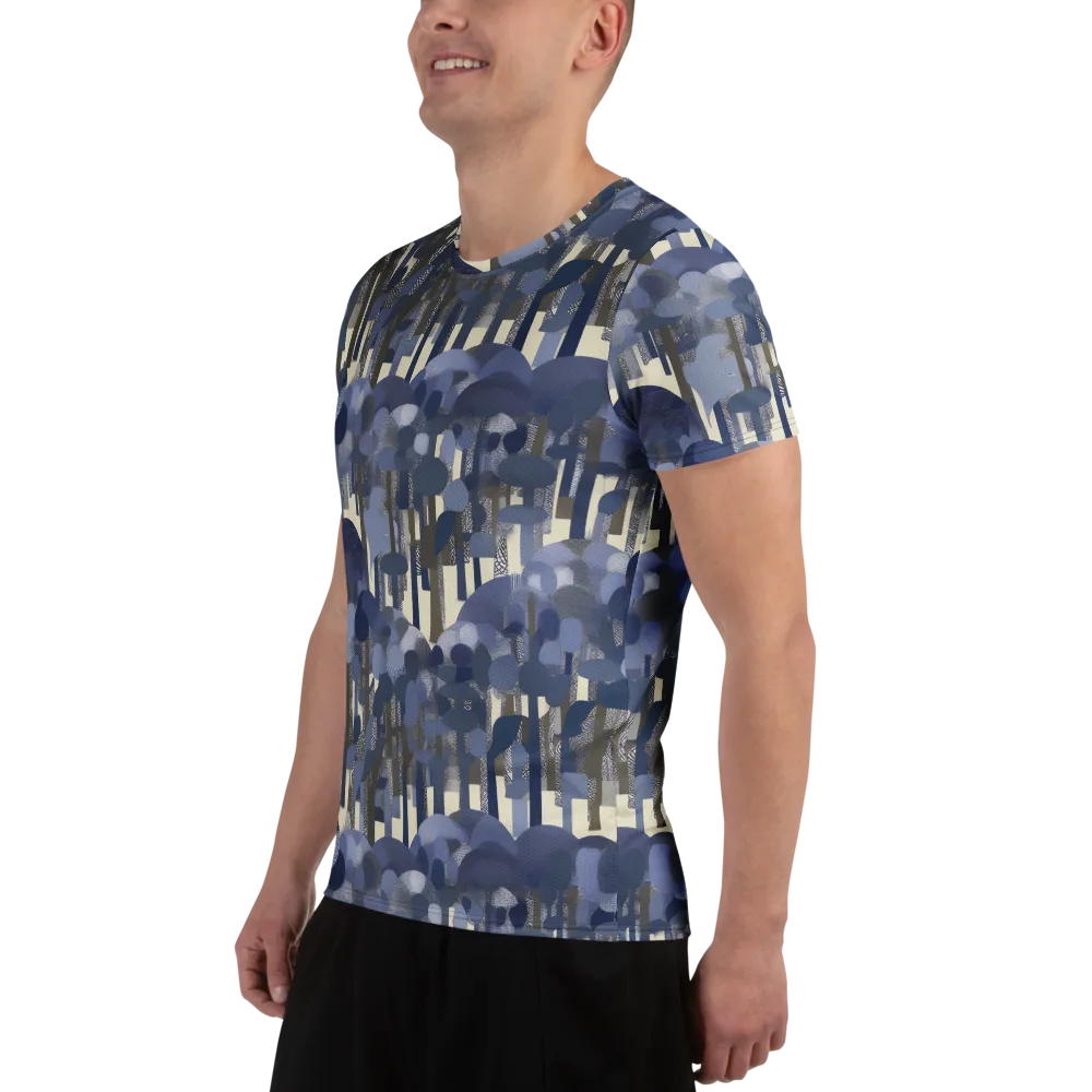 Bluewood Canopy on Men's Athletic T-Shirt — Left