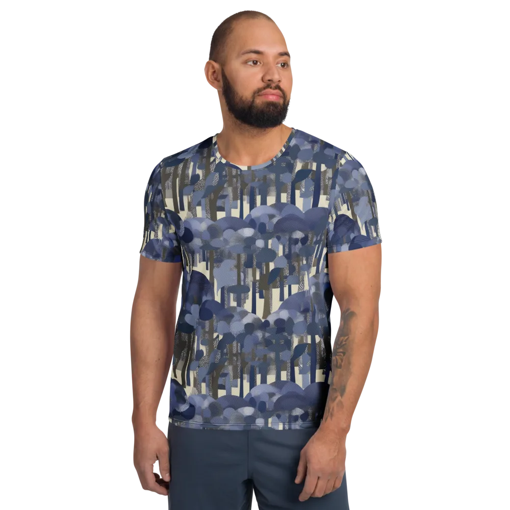 Bluewood Canopy on Men's Athletic T-Shirt — Front