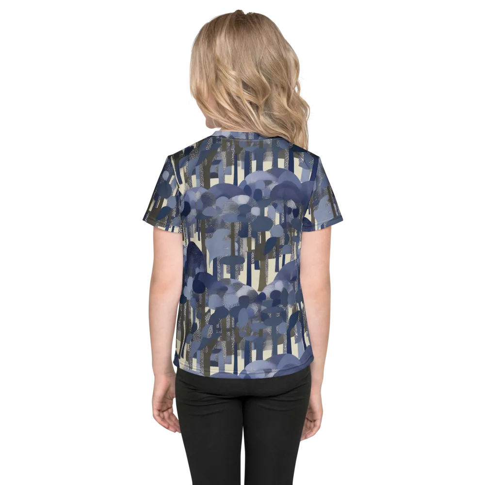 Bluewood Canopy on Kids Crew Neck T-Shirt — Back