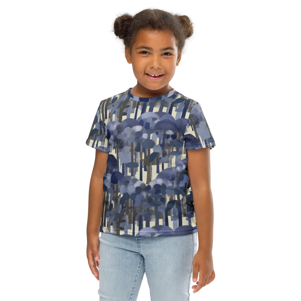 Bluewood Canopy on Kids Crew Neck T-Shirt — Front