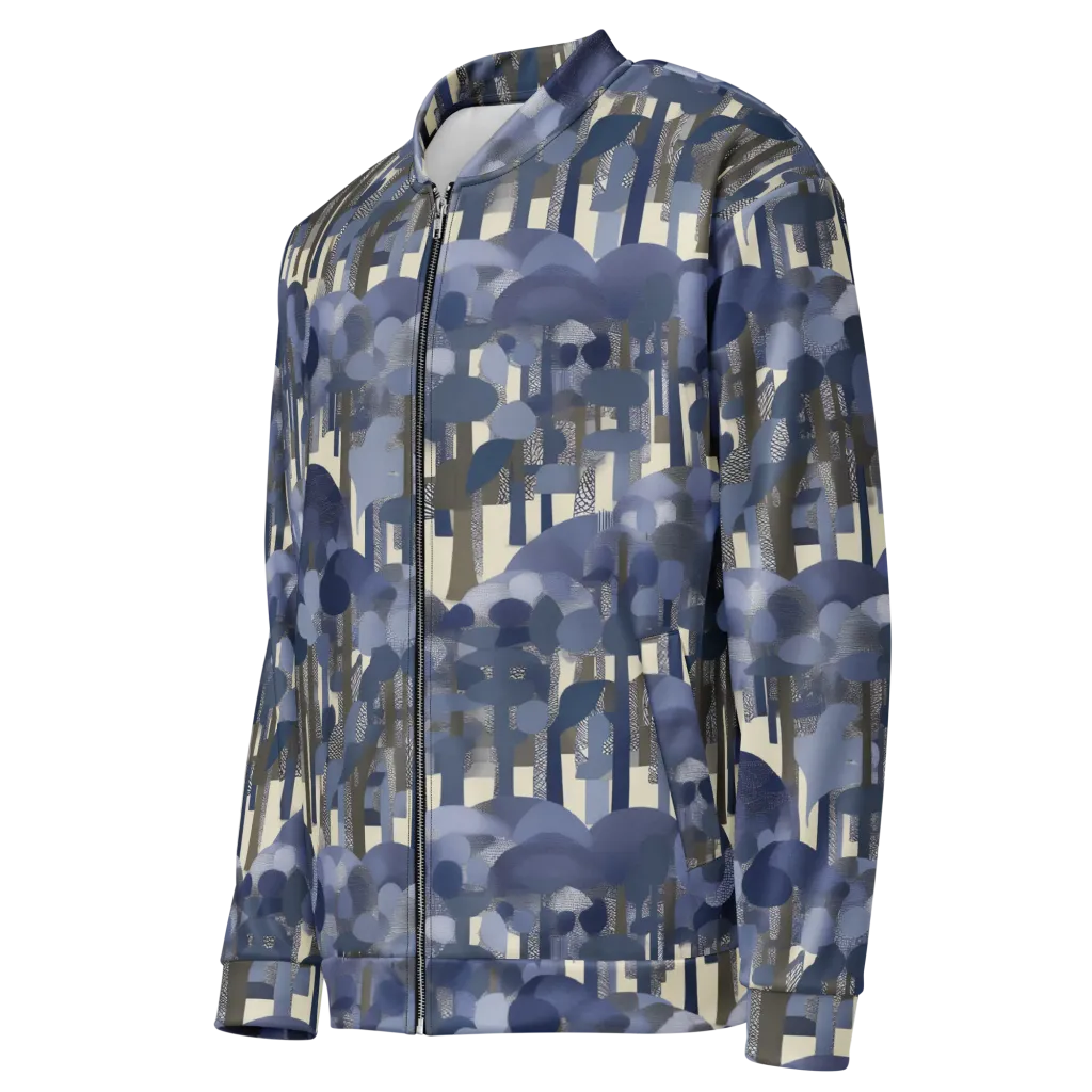 Bluewood Canopy on Bomber Jacket — Left Front