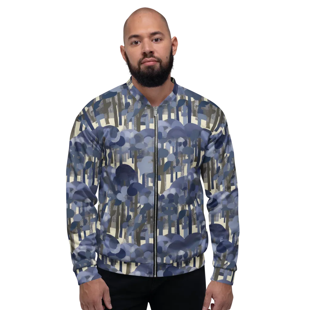 Bluewood Canopy on Bomber Jacket — Front