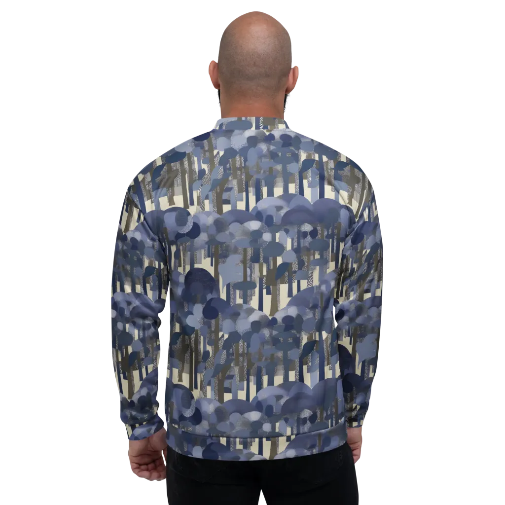 Bluewood Canopy on Bomber Jacket — Back