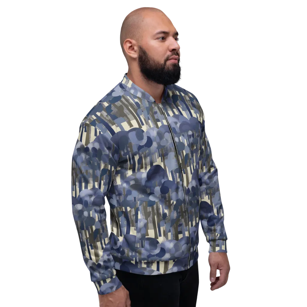 Bluewood Canopy on Bomber Jacket — Right