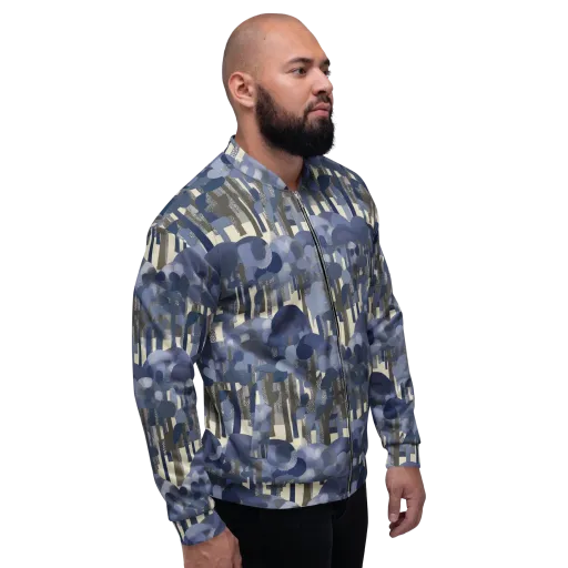 Bluewood Canopy on a Bomber Jacket