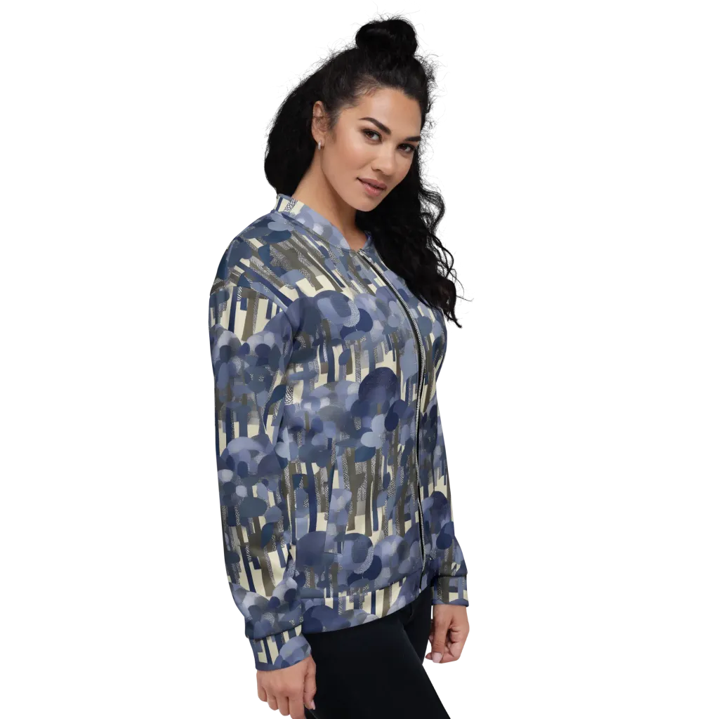 Bluewood Canopy on Bomber Jacket — Right