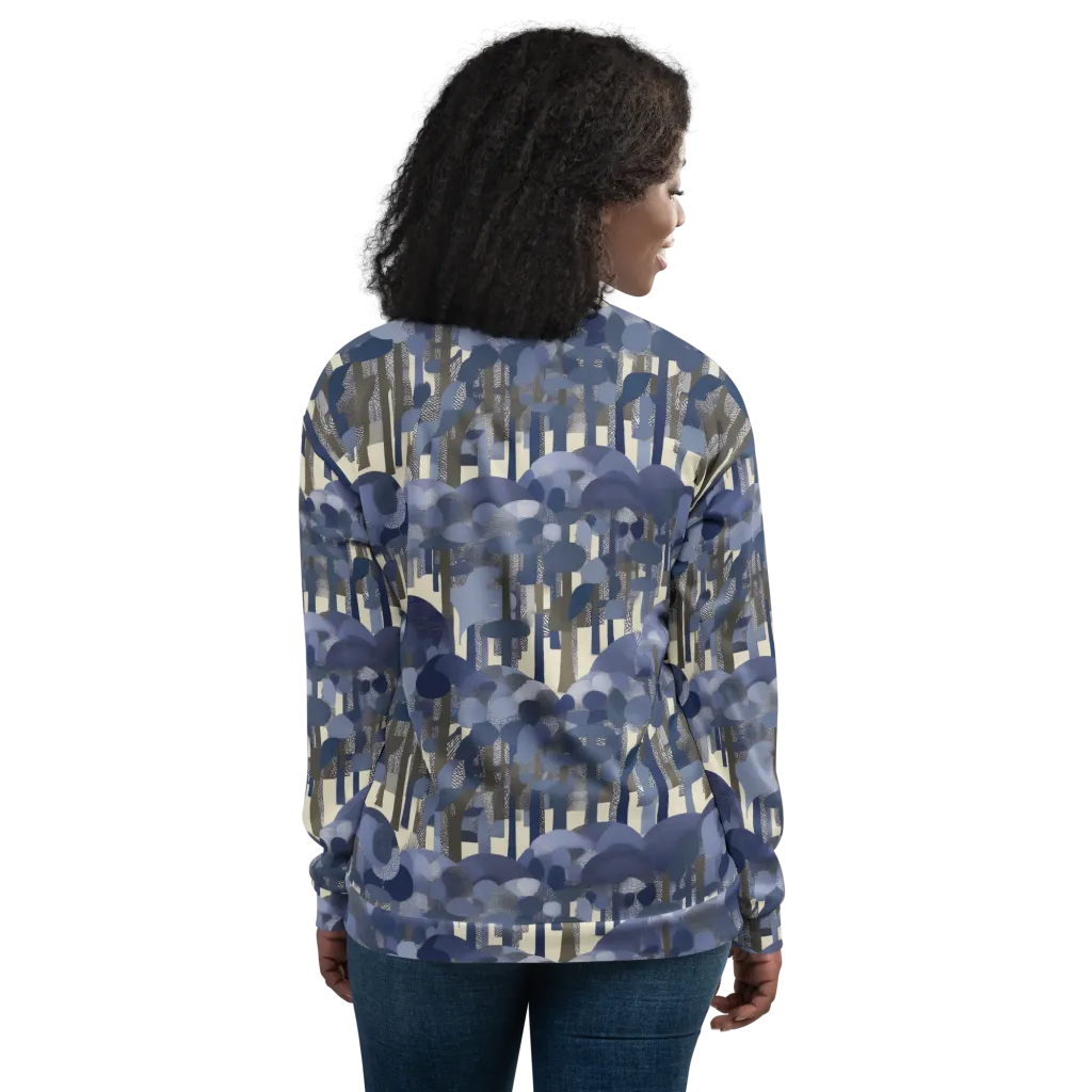 Bluewood Canopy on Bomber Jacket — Back