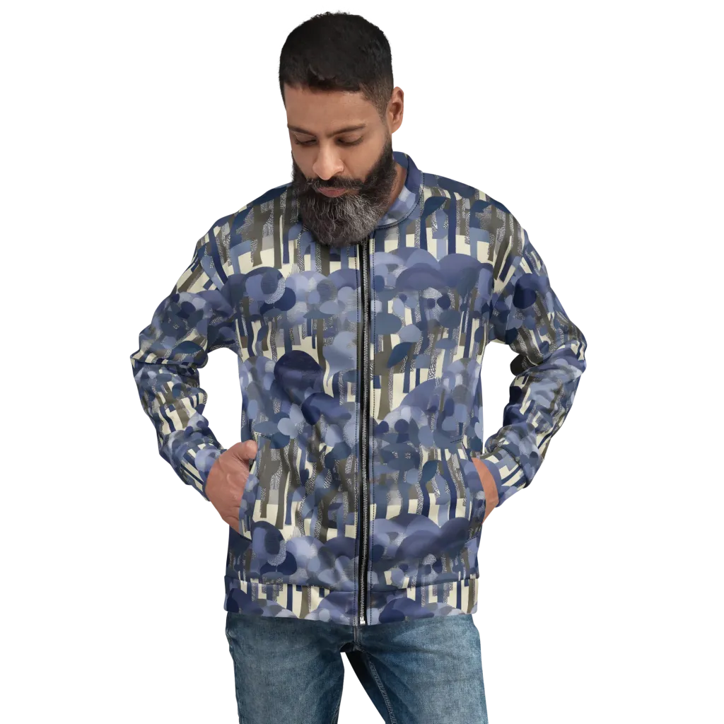 Bluewood Canopy on Bomber Jacket — Front
