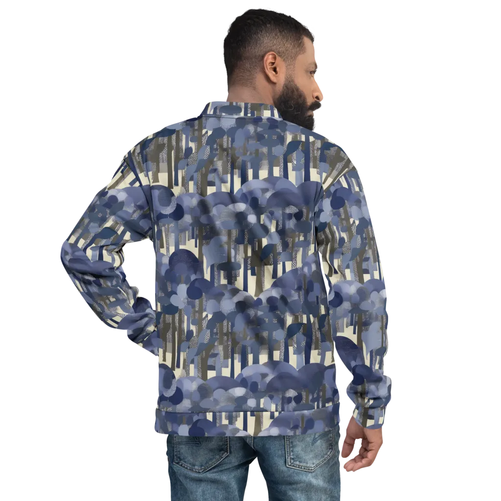 Bluewood Canopy on Bomber Jacket — Back