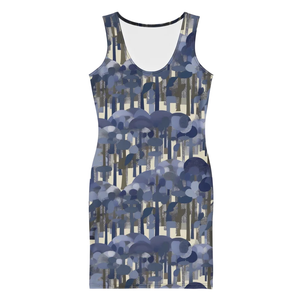 Bluewood Canopy on Bodycon Dress — Front