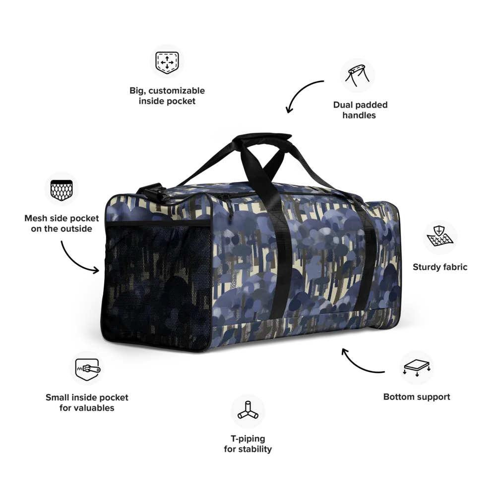 Bluewood Canopy on Duffle Bag — Right Front