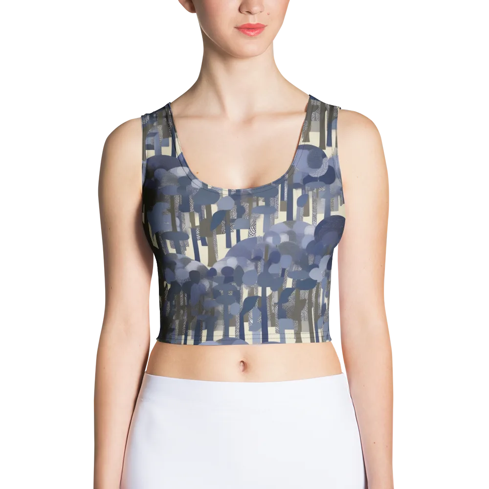 Bluewood Canopy on Crop Top — Front
