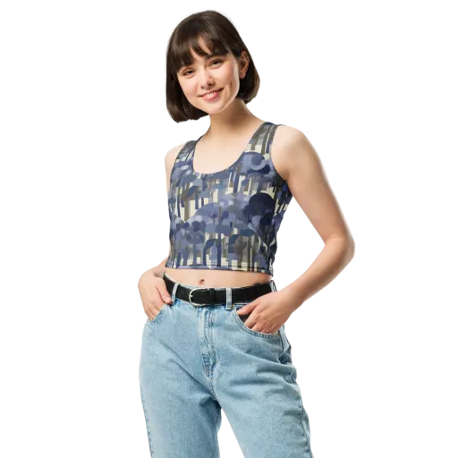 Bluewood Canopy on a Crop Top
