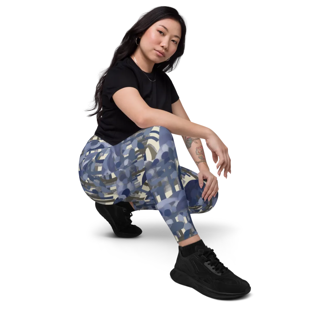 Bluewood Canopy on Leggings with Pockets — Right Front