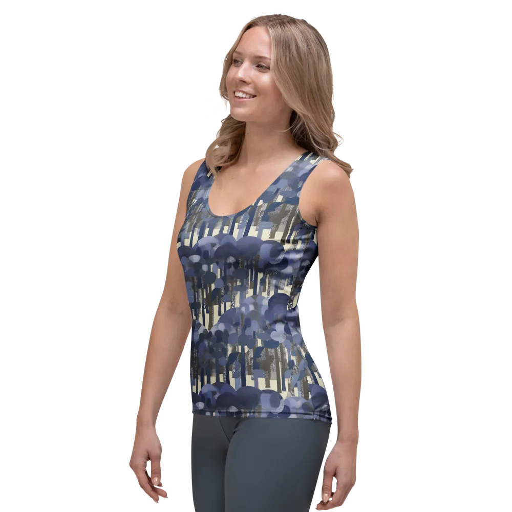 Bluewood Canopy on Women's Tank Top — Left Front