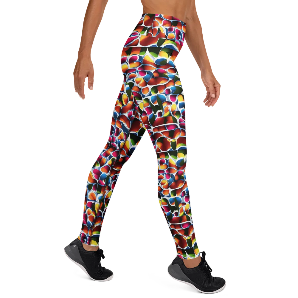 Prism Puddle on Yoga Leggings — Right