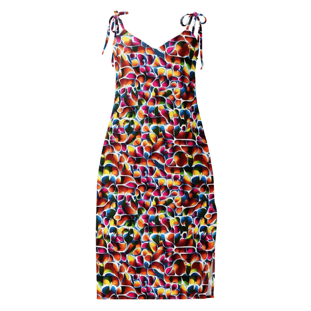Prism Puddle on Slip Dress — Front