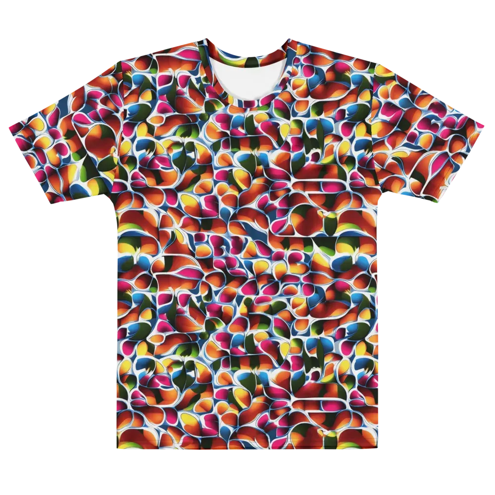 Prism Puddle on Men's Crew Neck T-Shirt — Front