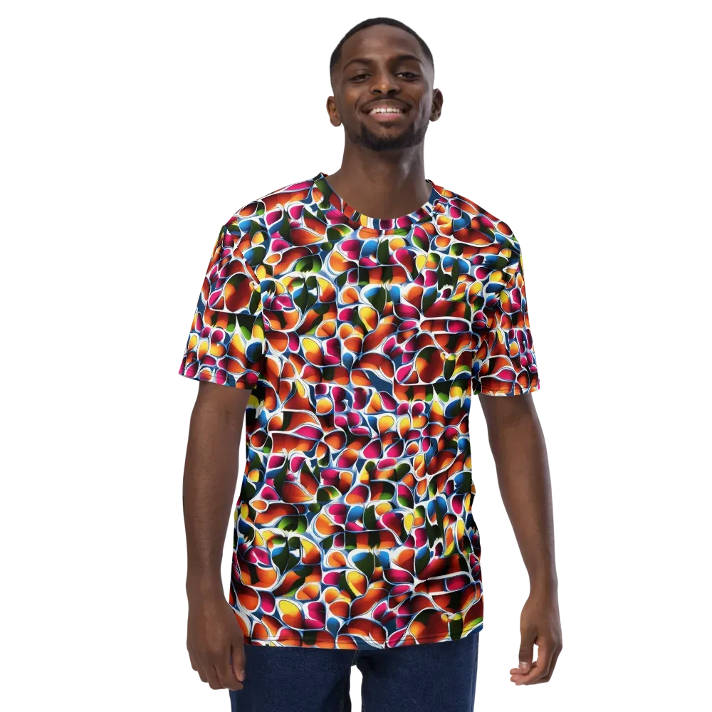 Prism Puddle on Men's Crew Neck T-Shirt — Front