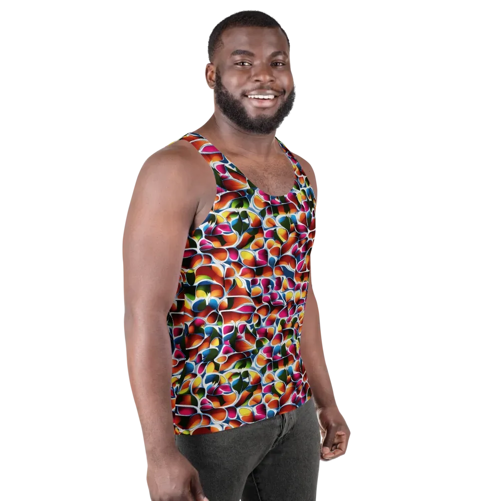 Prism Puddle on Men's Tank Top — Right Front