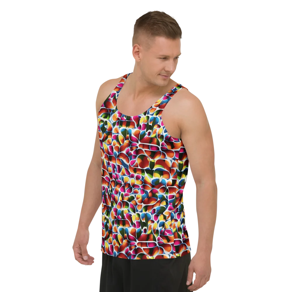 Prism Puddle on Men's Tank Top — Left Front