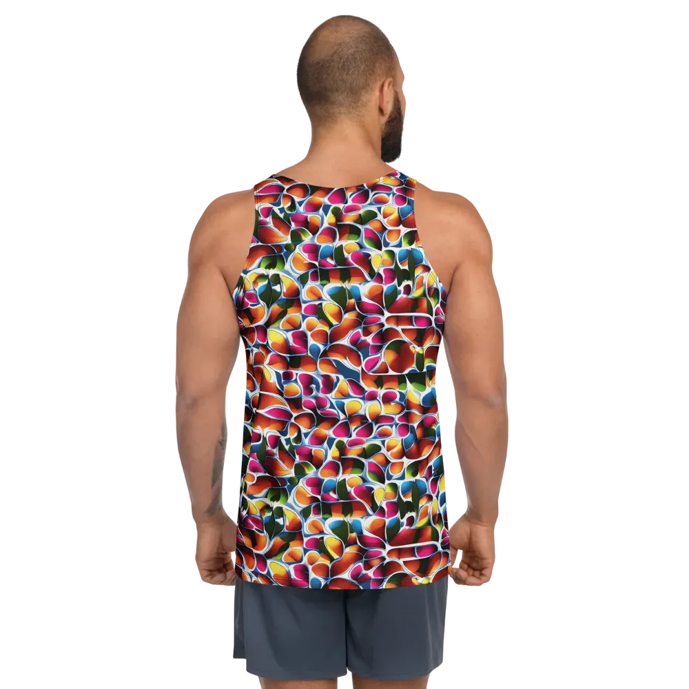 Prism Puddle on Men's Tank Top — Back