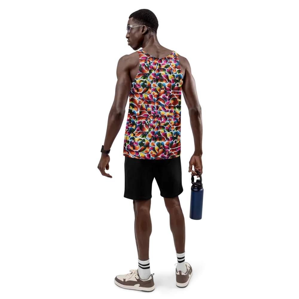Prism Puddle on Men's Tank Top — Back