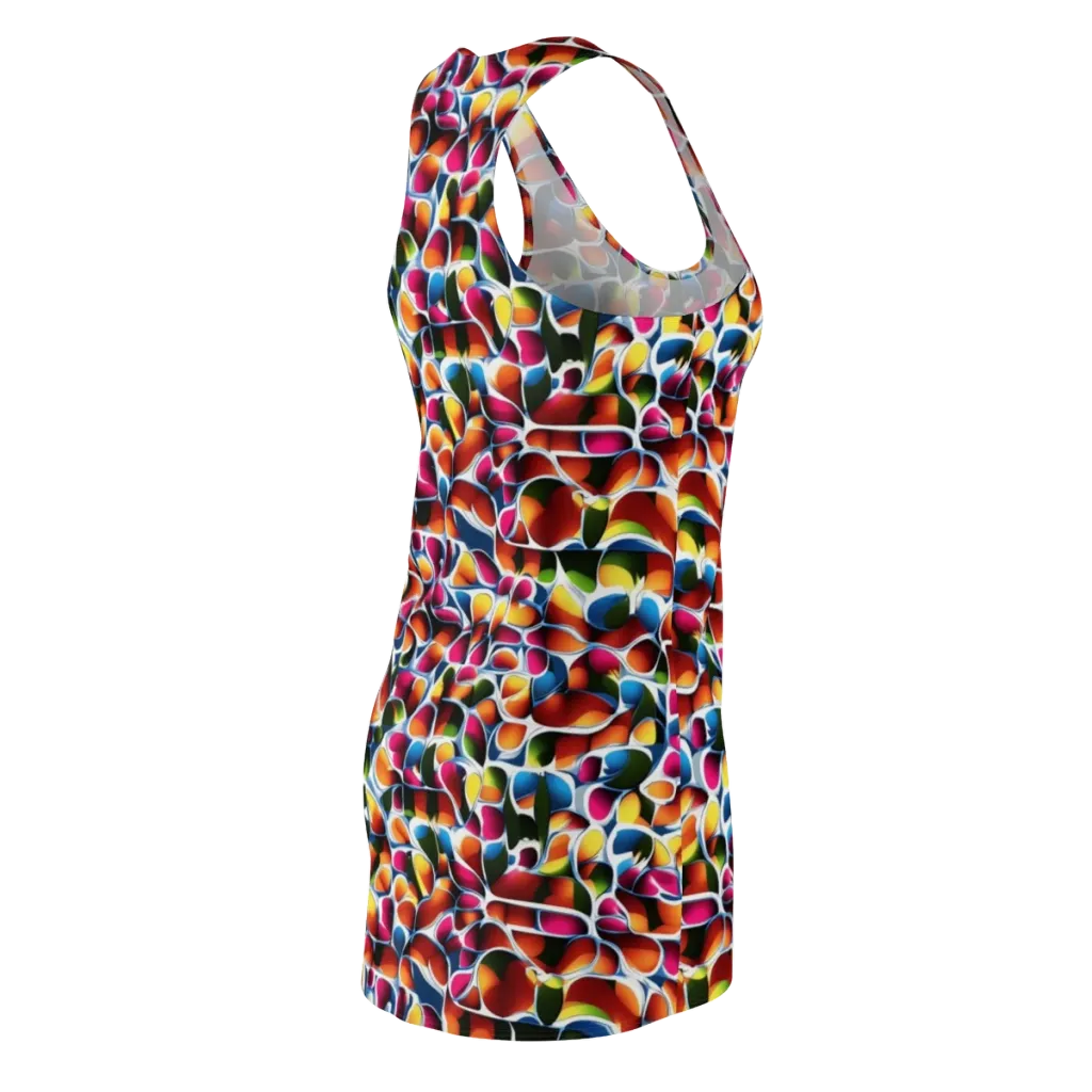 Prism Puddle on Racerback Dress — Back Side