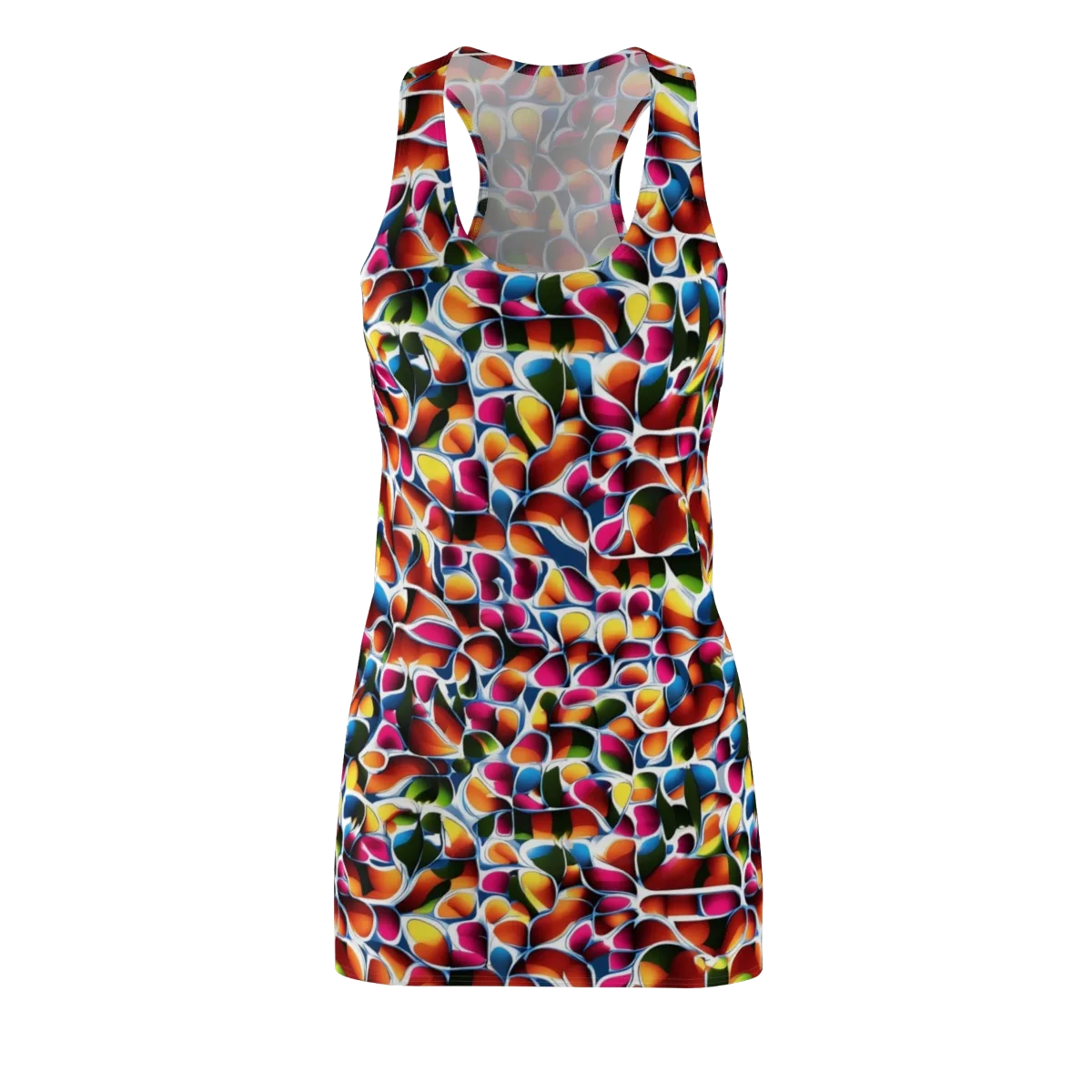 Prism Puddle on Racerback Dress — Front