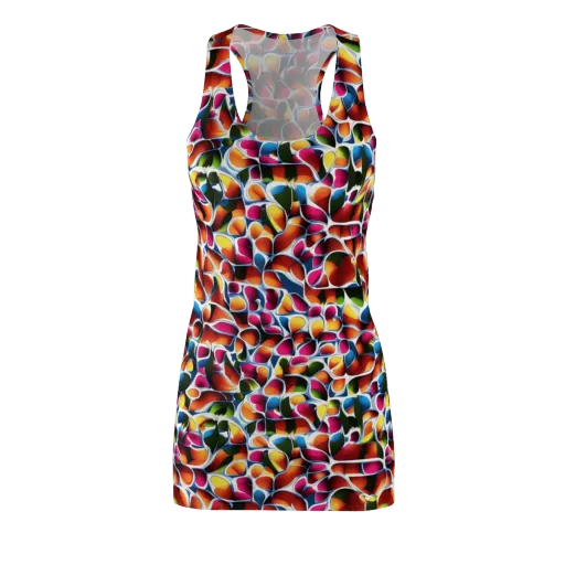 Prism Puddle on a Racerback Dress
