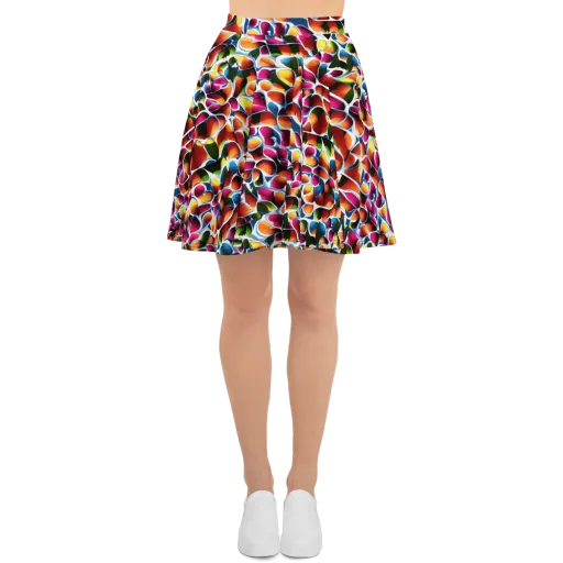 Prism Puddle on a Skater Skirt