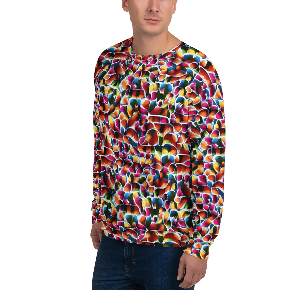 Prism Puddle on Sweatshirt — Left Front