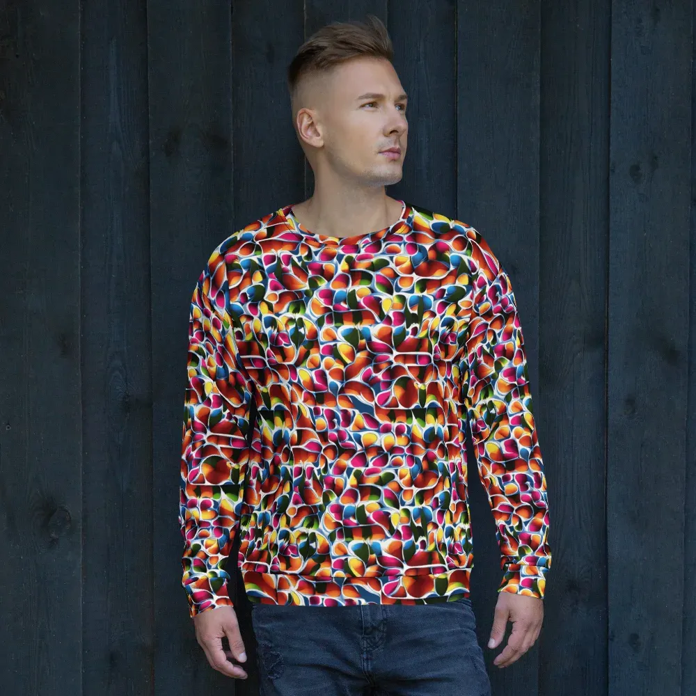 Prism Puddle on Sweatshirt — Front