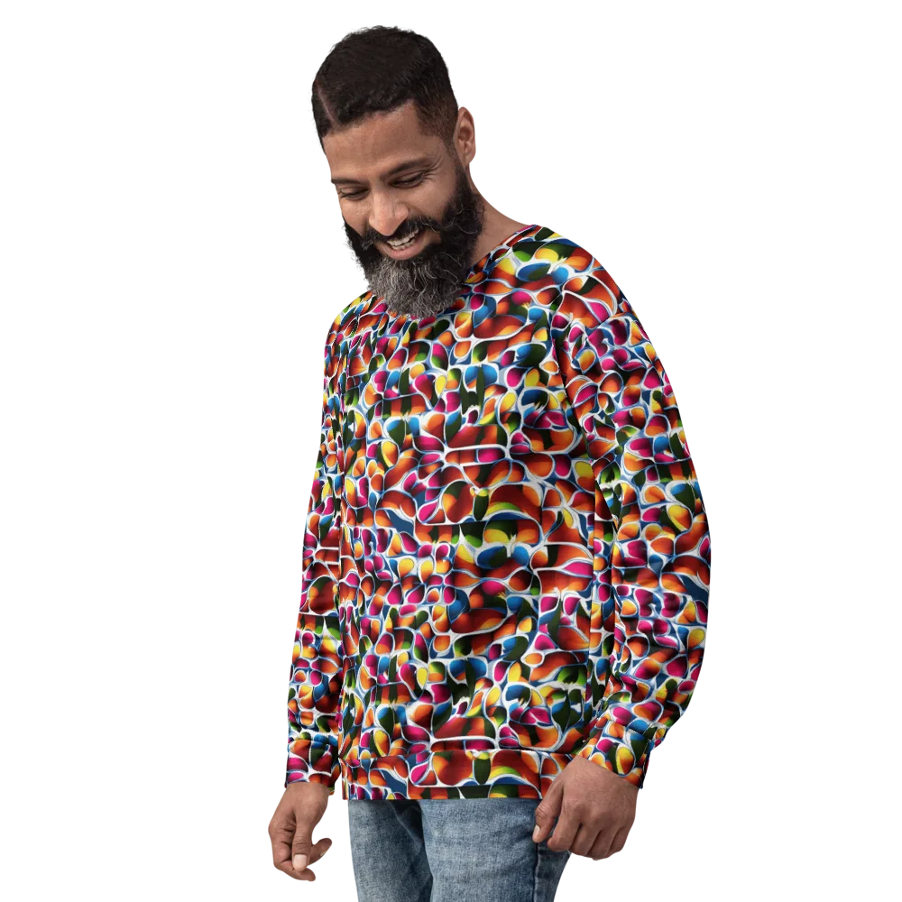 Prism Puddle on Sweatshirt — Left Front