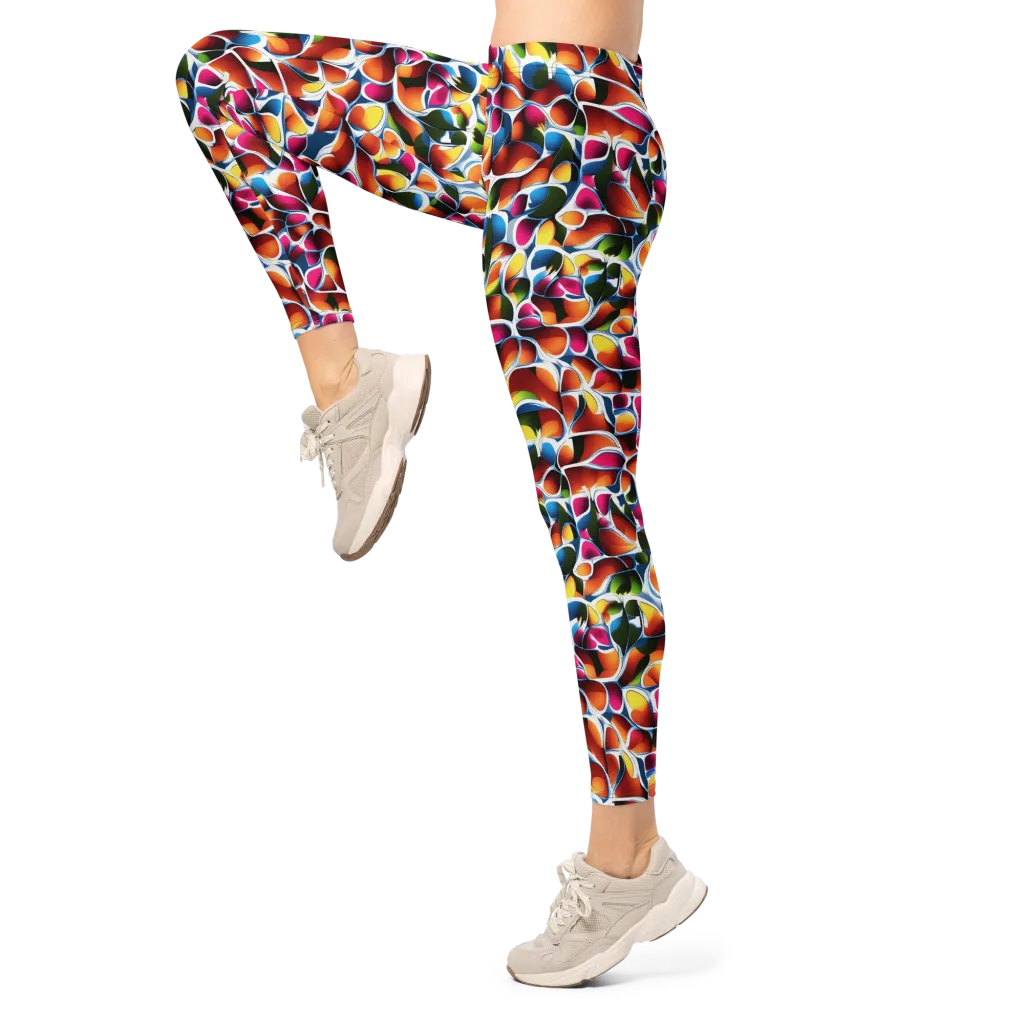 Prism Puddle on Leggings — Left