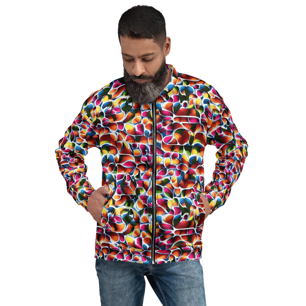 Prism Puddle on Bomber Jacket — Front