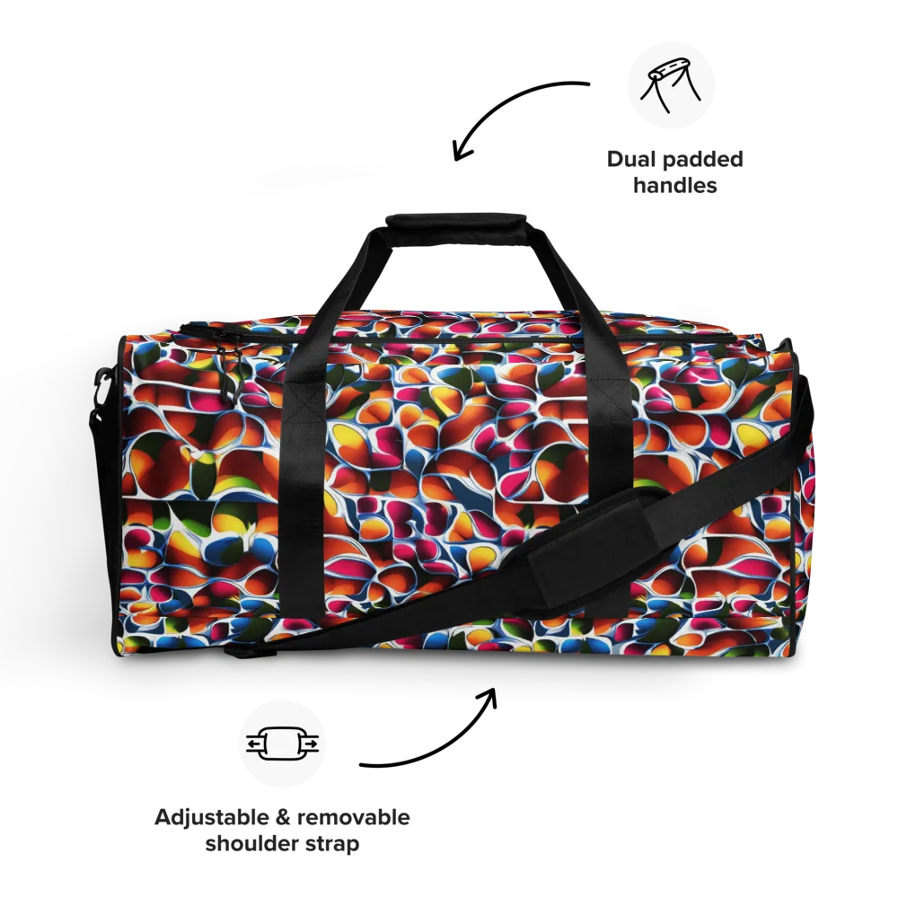 Prism Puddle on Duffle Bag — Front