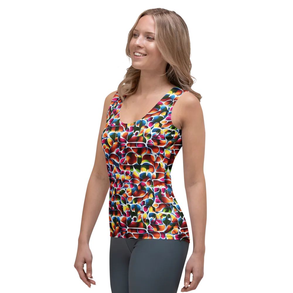Prism Puddle on Women's Tank Top — Left Front
