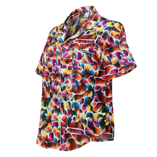 Prism Puddle on a Women's Short Sleeve Pajama Top