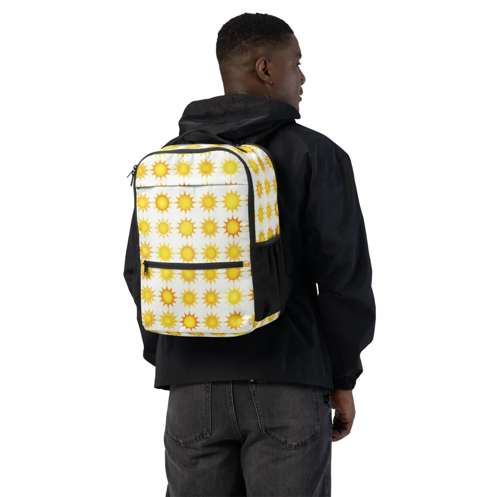 Solar Parade on Utility Backpack — Back