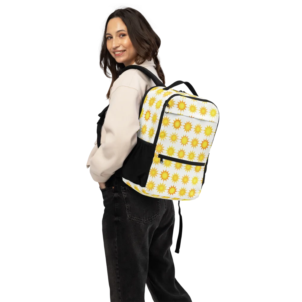 Solar Parade on Utility Backpack — Back