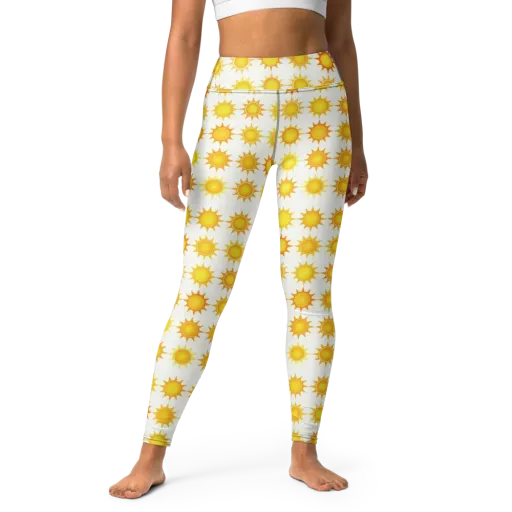 Solar Parade on a Yoga Leggings