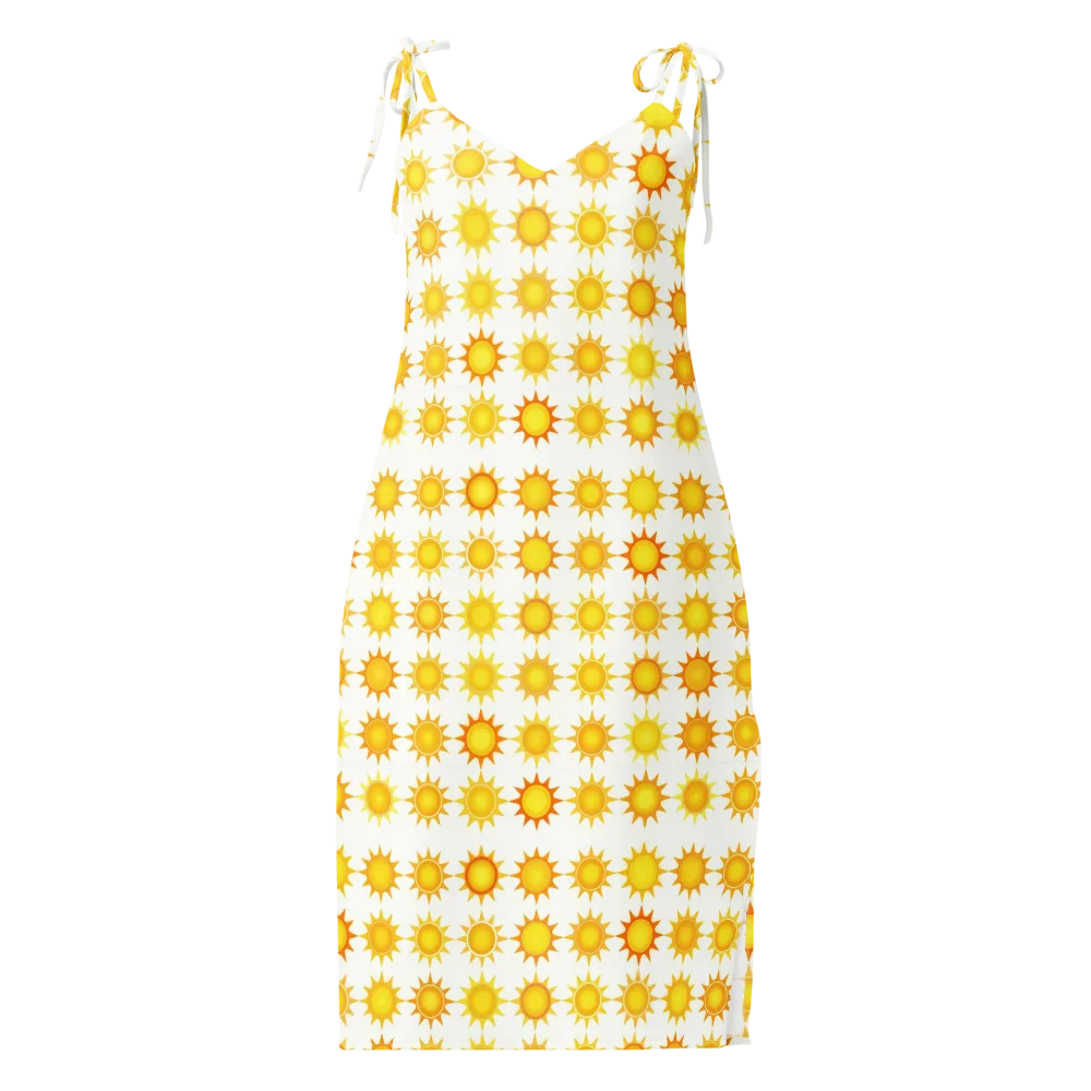Solar Parade on Slip Dress — Front