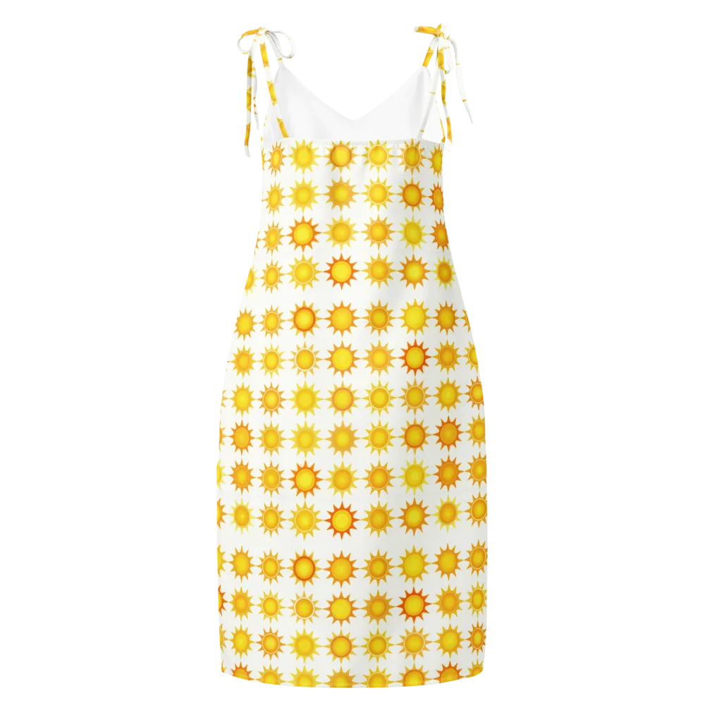 Solar Parade on Slip Dress — Back