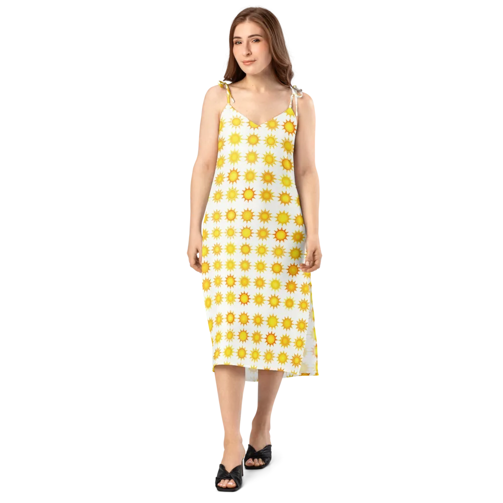 Solar Parade on Slip Dress — Front