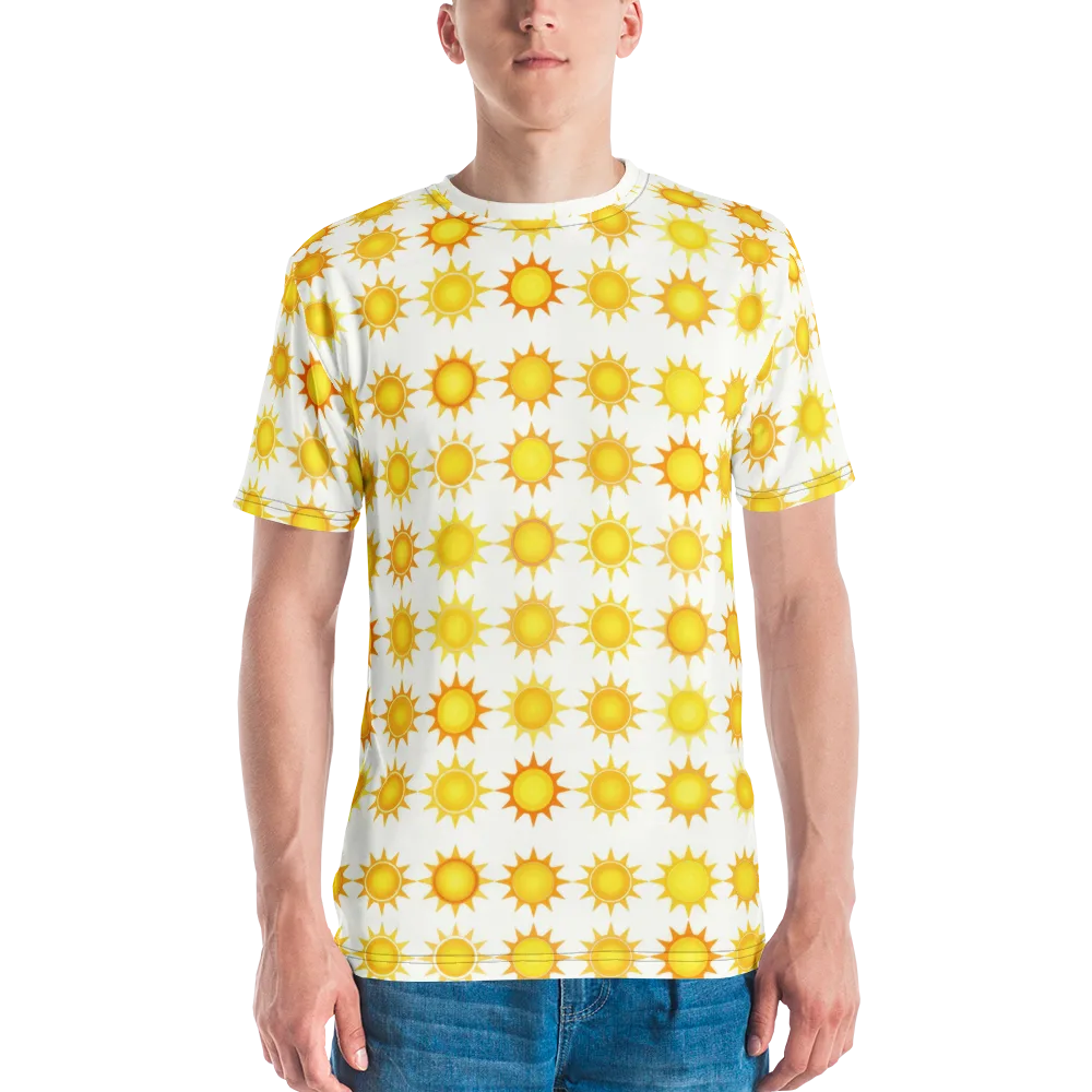 Solar Parade on Men's Crew Neck T-Shirt — Front
