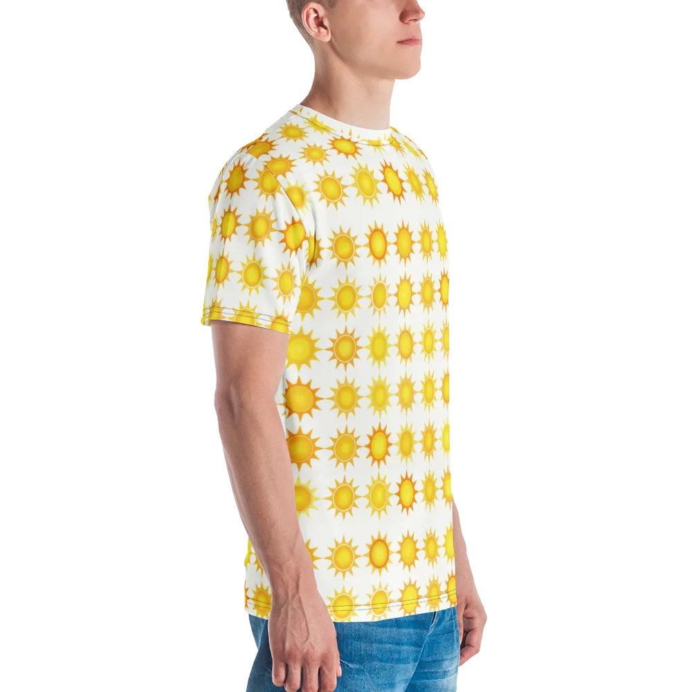 Solar Parade on Men's Crew Neck T-Shirt — Right